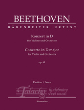Concerto for Violin and Orchestra D major op. 61, VP